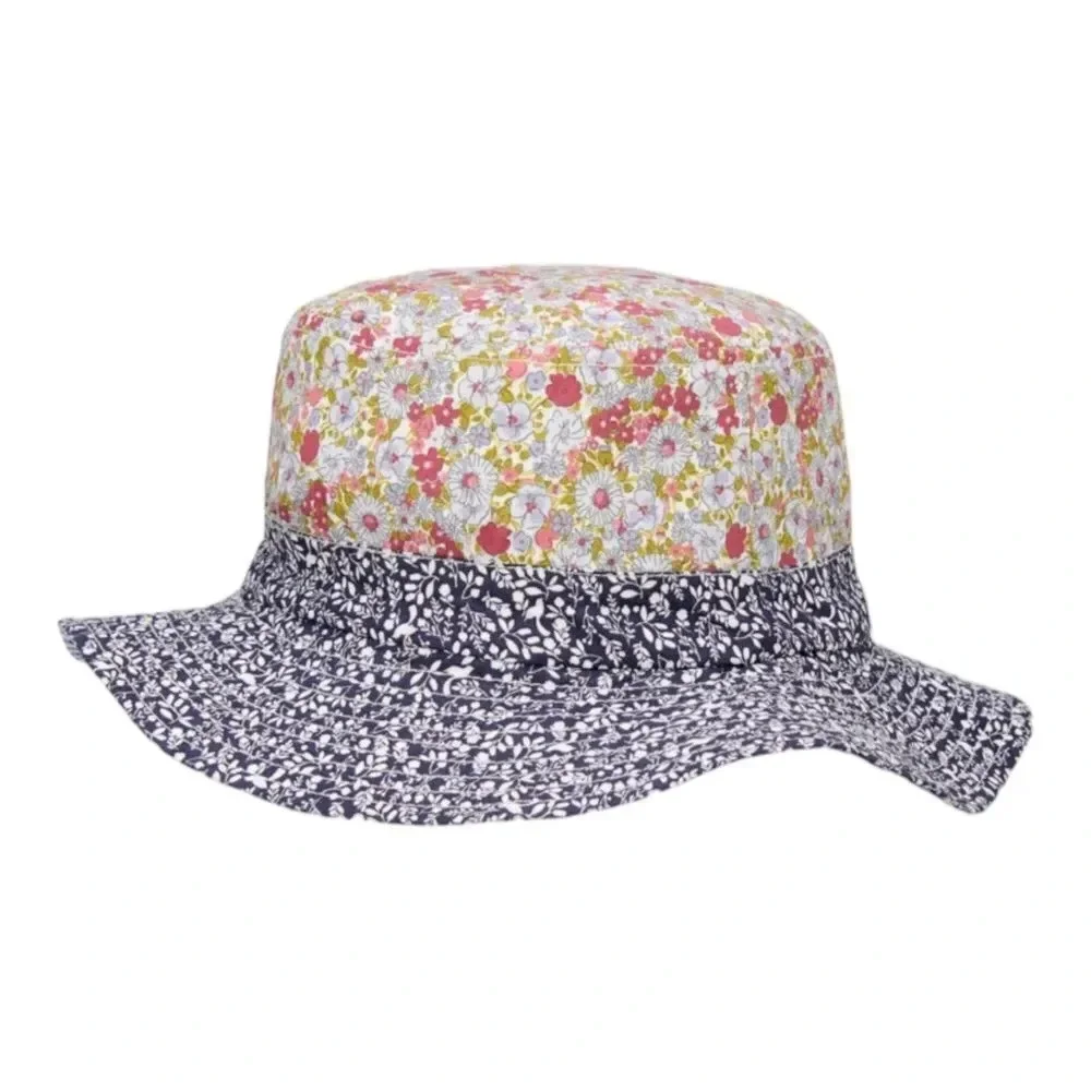 ZARA Kids | Multicolored | FLORAL AND STRIPED BUCKET HAT LIMITED EDITION